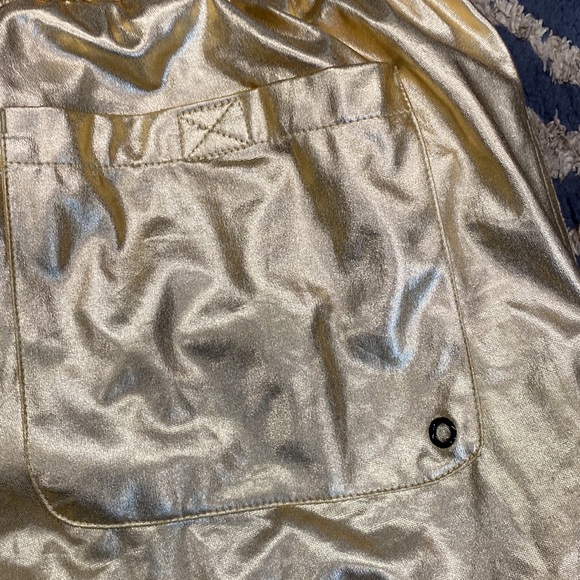 ASOS Gold Swim Shorts Size XL - Picture 4 of 8